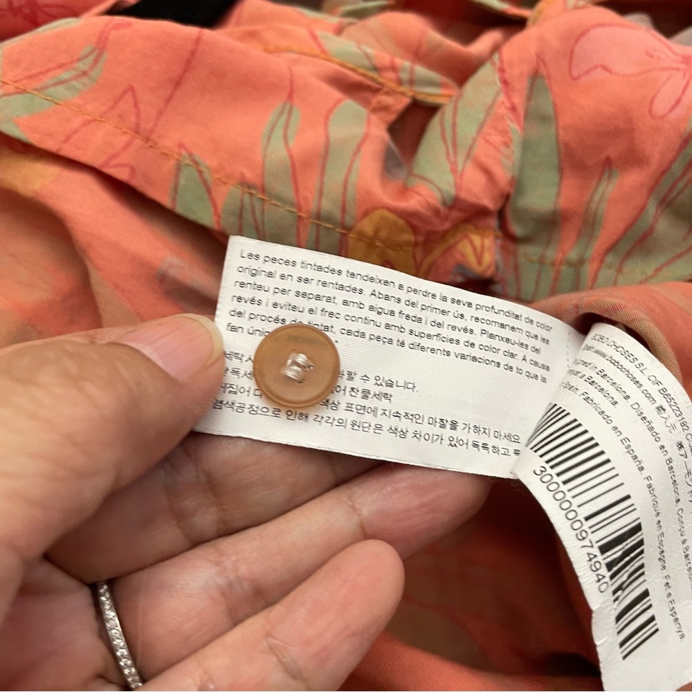 Anthropologie Bobo Choses Maxi Dress Cottagecore Whimsy Art To Wear Sz L NWT B33 - Picture 12 of 16